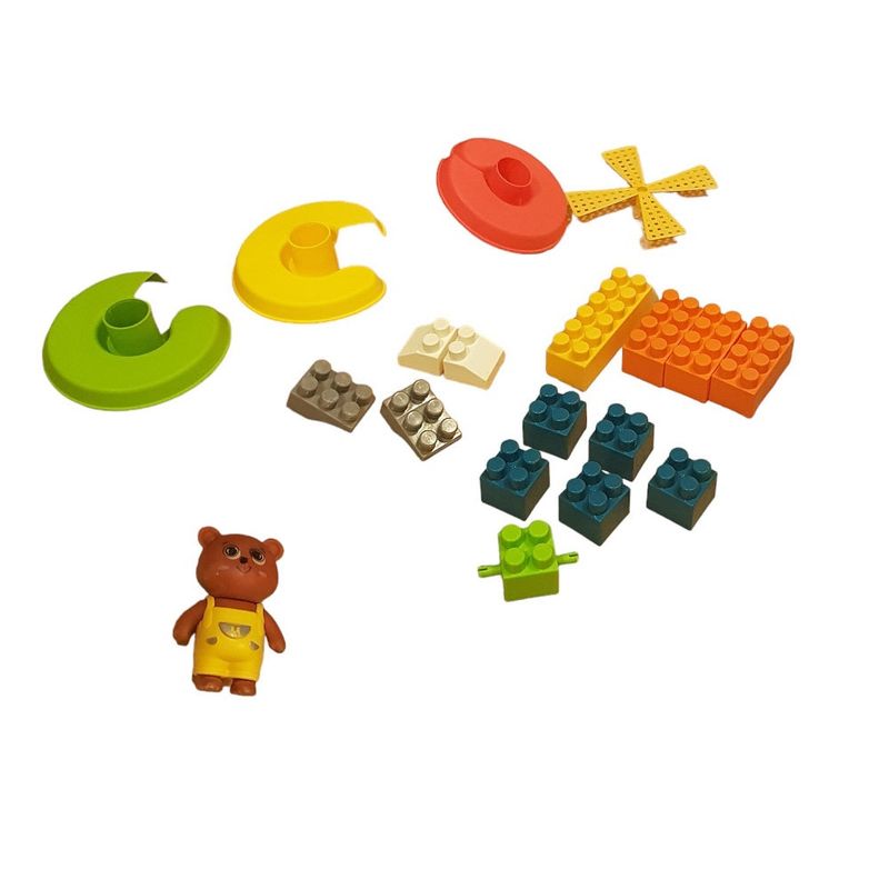 Jucarii, Copii si Bebe - Jucarii si jocuri - Jucarii & jocuri educative - Jocuri si jucarii educative - Jucarie Interactiva cu Masuta de Constructii, Tobogan de Bile si Moara, Copii 2 ani+, 50x29cm, Multicolor - Infinity.ro