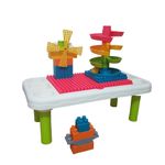 Jucarii, Copii si Bebe - Jucarii si jocuri - Jucarii & jocuri educative - Jocuri si jucarii educative - Jucarie Interactiva cu Masuta de Constructii, Tobogan de Bile si Moara, Copii 2 ani+, 50x29cm, Multicolor - Infinity.ro