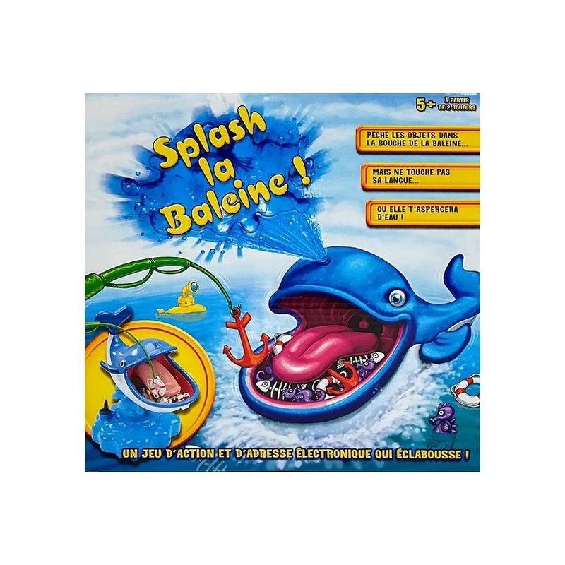 Jucarii, Copii si Bebe - Jucarii si jocuri - Jucarii & jocuri educative - Jocuri si jucarii educative - Joc de pescuit balena cu apa, kit pescuit cu undita, sfoara, momeala, carlige si balena - Infinity.ro