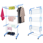 Market - Spalare si intretinere rufe - Uscatoare de rufe si accesorii - Uscator Vertical Mobil si Pliabil pentru Rufe cu Suport pentru Umerase - inaltime 173cm - Infinity.ro