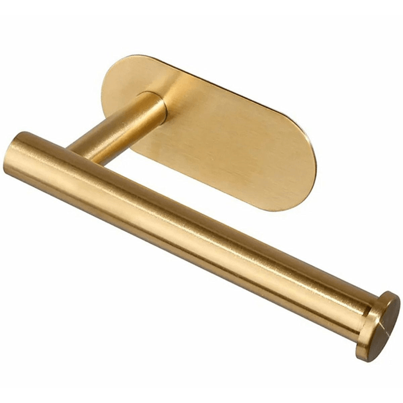 Casa si Gradina - Sanitare - Suporturi si accesorii baie - Suporturi baie - Suport autoadeziv pentru hartie igienica - Auriu - Infinity.ro