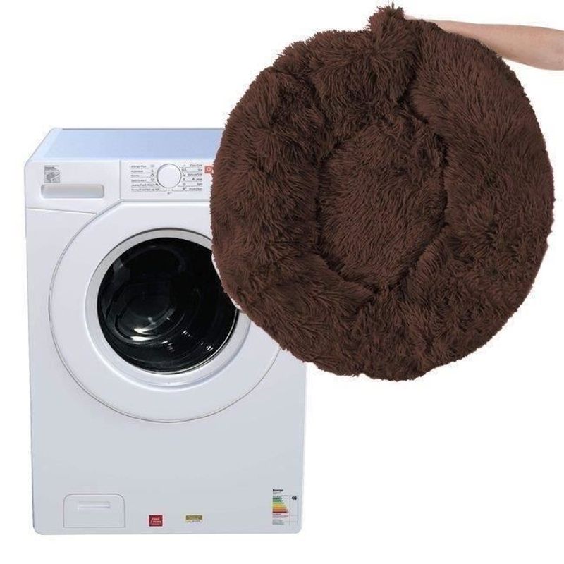 Petshop - Accesorii petshop - Culcusuri si custi - Culcusuri si saltele - Culcus moale pentru caine/pisica, maro, 70 cm - Infinity.ro