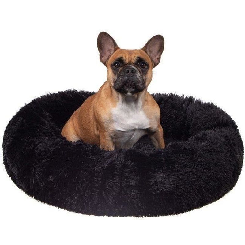 Petshop - Accesorii petshop - Culcusuri si custi - Culcusuri si saltele - Culcus moale, pentru caine/pisica, negru, 50 cm - Infinity.ro