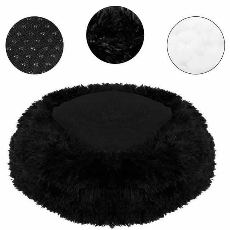 Petshop - Accesorii petshop - Culcusuri si custi - Culcusuri si saltele - Culcus moale, pentru caine/pisica, negru, 50 cm - Infinity.ro