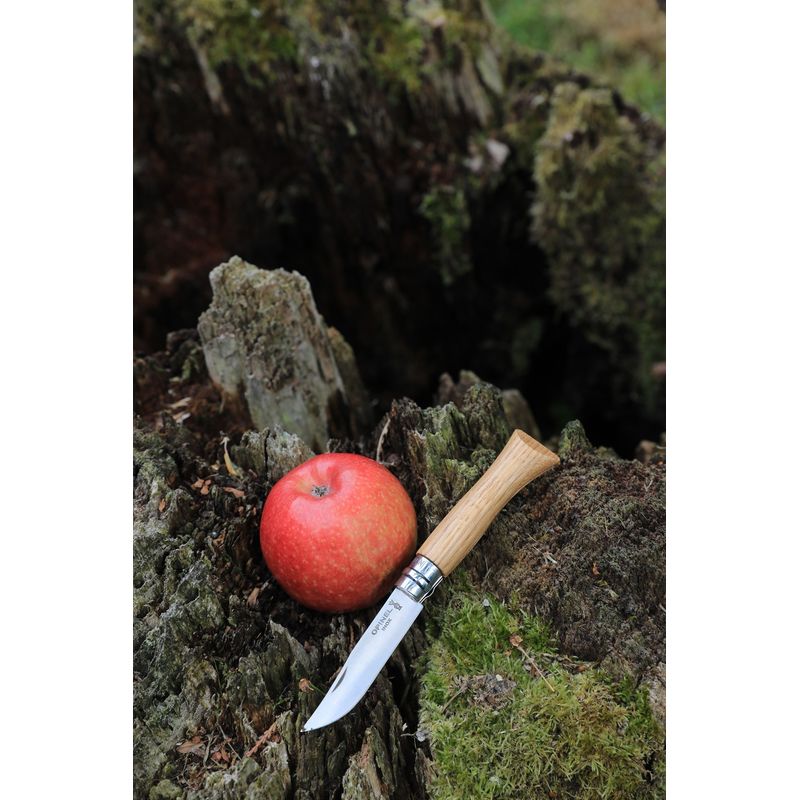 Sport si Outdoor - Camping - Cutite, bricege si accesorii - Cutite si bricege - Cutit de buzunar N°08, inox, 8,5cm, "Tradition Luxe", Oak - Opinel - Infinity.ro