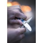 Sport si Outdoor - Camping - Cutite, bricege si accesorii - Cutite si bricege - Cutit de buzunar cu fluier N°07, inox, 8cm, "Outdoor Junior", Blue - Opinel - Infinity.ro