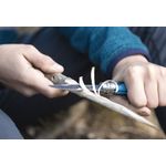 Sport si Outdoor - Camping - Cutite, bricege si accesorii - Cutite si bricege - Cutit de buzunar cu fluier N°07, inox, 8cm, "Outdoor Junior", Blue - Opinel - Infinity.ro
