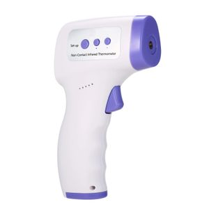 Termometru Digital Non Contact MRG M-ZK-YK1028, 32 memorii, Infrarosu, Alb / Mov