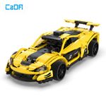 Jucarii, Copii si Bebe - Jucarii si jocuri - Seturi de constructie si cuburi - Seturi de constructie - Set constructie Auto, pachet ansamblare masina cu peste 500 piese micro, copii 6 ani+ - Galben - Infinity.ro