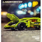 Jucarii, Copii si Bebe - Jucarii si jocuri - Seturi de constructie si cuburi - Seturi de constructie - Set constructie Auto, pachet ansamblare masina, 509 piese micro, Verde, copii 6 ani+ - Verde - Infinity.ro