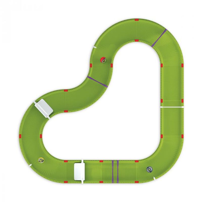 Jucarii, Copii si Bebe - Jucarii si jocuri - Jucarii & jocuri educative - Jucarii interactive - Traseu de bile Quercetti Big Marbledrome, cu 44 piese, de 2.7m, pentru copii de 3 ani+, verde - Infinity.ro