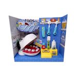 Jucarii, Copii si Bebe - Jucarii si jocuri - Jucarii & jocuri educative - Jucarii interactive - Set de Joaca Dentistul de Catei, pentru Copii de 3 ani+, cu 17 piese, 34x31x16cm, Multicolor - Infinity.ro