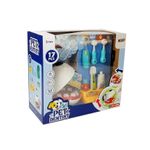 Jucarii, Copii si Bebe - Jucarii si jocuri - Jucarii & jocuri educative - Jucarii interactive - Set de Joaca Dentistul de Catei, pentru Copii de 3 ani+, cu 17 piese, 34x31x16cm, Multicolor - Infinity.ro