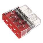 Casa si Gradina - Electrice - Smart Home - Accesorii control acces si supraveghere - Conector compact de imbinare, 4 fire, max. 2.5 mmA² (100 buc.), WAGO - Infinity.ro