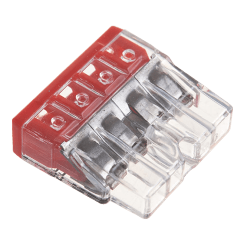 Casa si Gradina - Electrice - Smart Home - Accesorii control acces si supraveghere - Conector compact de imbinare, 4 fire, max. 2.5 mmA² (100 buc.), WAGO - Infinity.ro