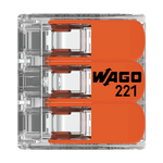 Casa si Gradina - Electrice - Smart Home - Accesorii control acces si supraveghere - Conector derivatie 3 fire, max. 4 mmA² (50 buc.), WAGO - Infinity.ro