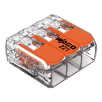 Casa si Gradina - Electrice - Smart Home - Accesorii control acces si supraveghere - Conector derivatie 3 fire, max. 4 mmA² (50 buc.), WAGO - Infinity.ro