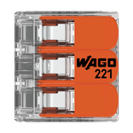 Casa si Gradina - Electrice - Smart Home - Accesorii control acces si supraveghere - Conector derivatie 3 fire, max. 6 mmA² (30 buc.), WAGO - Infinity.ro