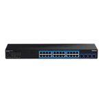 PC, gaming si accesorii - Retelistica - Switch-uri - Switch-uri cu management - Switch Web Smart Managemet 24 porturi Gigabit, 4 porturi SFP+ 10G, TRENDnet - Infinity.ro
