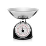 Electronice si Electrocasnice - Electrocasnice bucatarie - Mixere, tocatoare & roboti de bucatarie - Cantare de bucatarie - Cantar mecanic de bucatarie ETA Storio 5777 NEGRU, 5 kg, precizie 25g, vas 5 L din otel inoxidabil - Infinity.ro