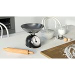 Electronice si Electrocasnice - Electrocasnice bucatarie - Mixere, tocatoare & roboti de bucatarie - Cantare de bucatarie - Cantar mecanic de bucatarie ETA Storio 5777 NEGRU, 5 kg, precizie 25g, vas 5 L din otel inoxidabil - Infinity.ro