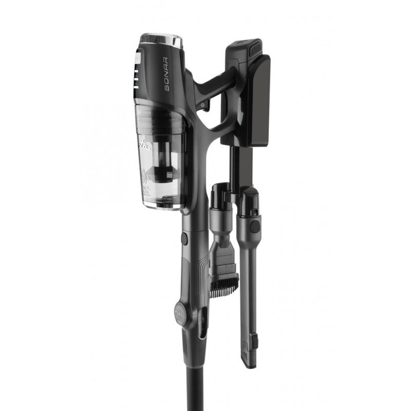 Electronice si Electrocasnice - Ingrijirea locuintei - Aspiratoare - Aspirator vertical 2 in 1 ETA Sonar 2232 90000, baterie Li-Ion 25.2 V, 0.5 litri, 2 filtre HEPA, 3 niveluri de putere - Infinity.ro