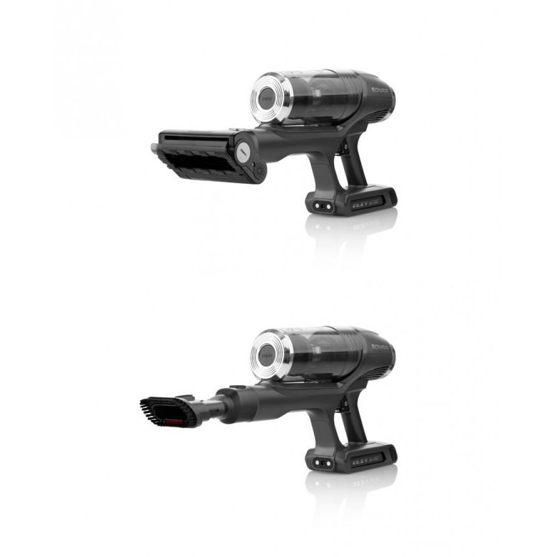 Electronice si Electrocasnice - Ingrijirea locuintei - Aspiratoare - Aspirator vertical 2 in 1 ETA Sonar 2232 90000, baterie Li-Ion 25.2 V, 0.5 litri, 2 filtre HEPA, 3 niveluri de putere - Infinity.ro