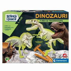 Descopera Dinozaurul T-Rex, Triceraptor, Stiinta si joaca