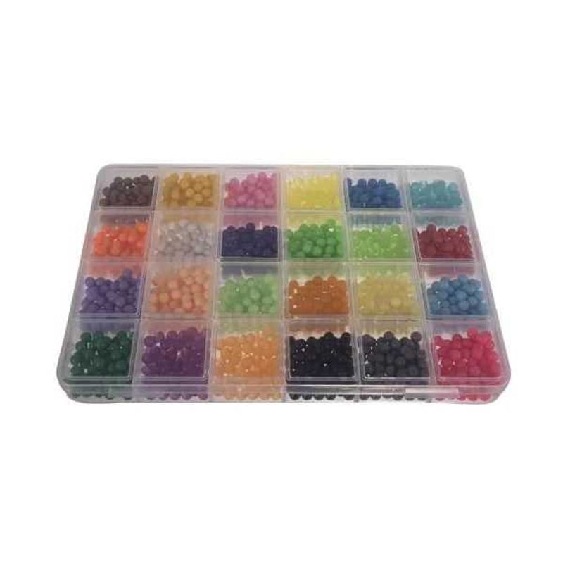 Jucarii, Copii si Bebe - Jucarii si jocuri - Jucarii & jocuri educative - Seturi de artizanat - Margele de apa, 2800 buc cu accesorii, lipire prin stropire cu apa - Infinity.ro