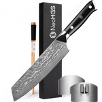 Casa si Gradina - Bucatarie si vesela - Vesela si tacamuri - Cutite si seturi de cutite - Cutitul Bucatarului, Cutit Profesional Japonez Kiritsuke , Otel de Damasc, HRC 60,66 Straturi, Cutie Inclusa, - Infinity.ro