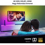 Casa si Gradina - Corpuri si surse de iluminat - Benzi LED - Kit banda LED SMART pentru televizor, Conectare HDMI, Aplicatie, Sincronizare imagine si sunet, Diagonale 190 215 cm - Infinity.ro