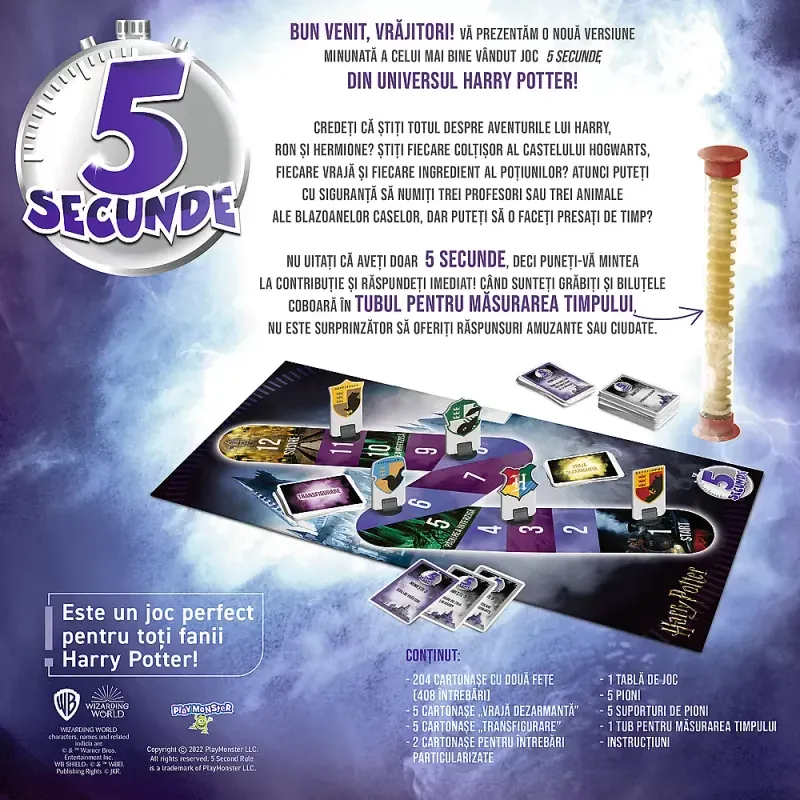 Jucarii, Copii si Bebe - Jucarii si jocuri - Jucarii & jocuri educative - Jocuri si jucarii educative - Joc 5 secunde HARRY POTTER in limba Romana - Infinity.ro