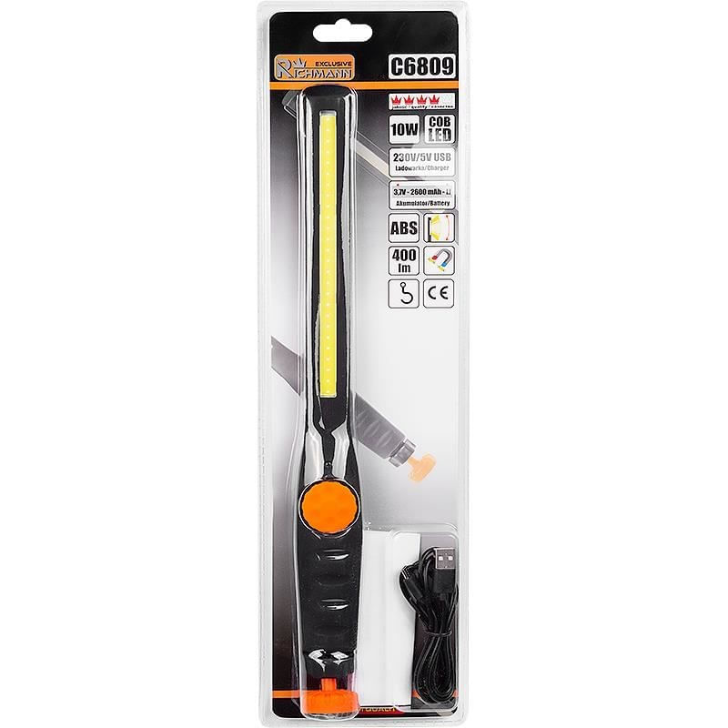 Casa si Gradina - Corpuri si surse de iluminat - Iluminat comercial si industrial - Proiectoare si lampi de lucru - Lampa lucru, LED COB, cu acumulator, 10 W, 400 lm, Richmann - Infinity.ro