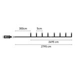 Casa si Gradina - Decoratiuni - Decoratiuni de sezon - Instalatie lumini led, programabila, lumina calda, 500 becuri, lungime 28m, cablu transparent, interior/exterior - Infinity.ro