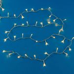 Casa si Gradina - Decoratiuni - Decoratiuni de sezon - Instalatie lumini led, programabila, lumina calda, 500 becuri, lungime 28m, cablu transparent, interior/exterior - Infinity.ro