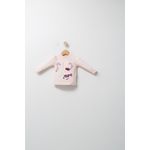 Fashion, accesorii si bijuterii - Copii - Imbracaminte copii - Treninguri si compleuri copii - Set 3 piese: pantaloni, bluzita si vestuta eleganta pentru bebelusi Paris Love, Tongs baby (Culoare: Ecru, Marime: 6-9 luni) - Infinity.ro