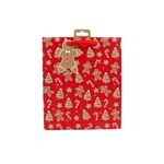 Market - Cadouri - Pungi cadou si accesorii - Punga de cadou, din hartie, colectia Clairefontaine de la Eurowrap, 45.5x33 cm, burduf de 15 cm, Gingerbread - Infinity.ro