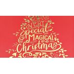 Market - Cadouri - Pungi cadou si accesorii - Punga de cadou, din hartie, colectia Clairefontaine de la Eurowrap, 33x26,5 cm, burduf de 14 cm, Magical Xmas - Infinity.ro