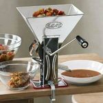 Casa si Gradina - Bucatarie si vesela - Ustensile bucatarie - Masini de tocat manuale - Storcator rosii sau struguri, otel, Perfect Home - Infinity.ro