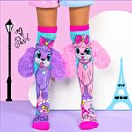 Fashion, accesorii si bijuterii - Copii - Lenjerie si pijamale copii - Sosete si dresuri copii - Sosete lungi colorate Madmia pentru fete Coco In Paris 3-5 ani - Infinity.ro