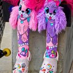 Fashion, accesorii si bijuterii - Copii - Lenjerie si pijamale copii - Sosete si dresuri copii - Sosete lungi colorate Madmia pentru fete Coco In Paris 3-5 ani - Infinity.ro