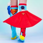 Fashion, accesorii si bijuterii - Copii - Lenjerie si pijamale copii - Sosete si dresuri copii - Sosete lungi colorate Madmia pentru baieti Superman 3-5 ani - Infinity.ro