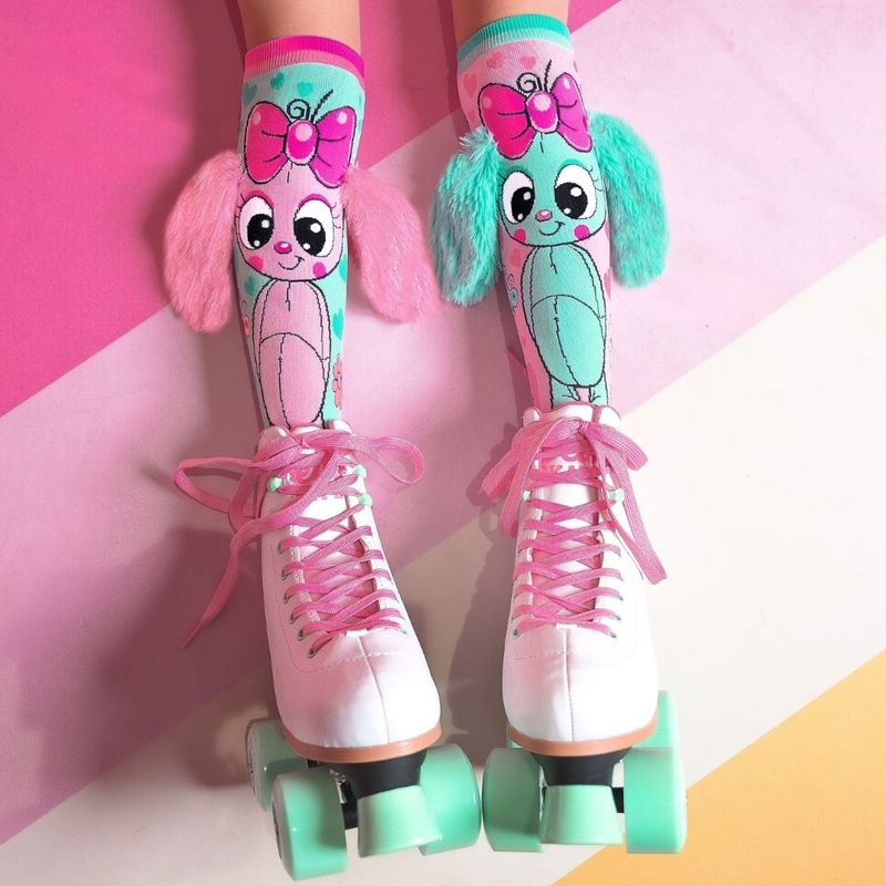 Fashion, accesorii si bijuterii - Copii - Lenjerie si pijamale copii - Sosete si dresuri copii - Sosete lungi colorate Madmia pentru fete Bunny toddler 6-99 ani - Infinity.ro