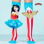 Fashion, accesorii si bijuterii - Copii - Lenjerie si pijamale copii - Sosete si dresuri copii - Sosete lungi colorate Madmia pentru fete fantasy Wonder Woman 6-99 ani - Infinity.ro