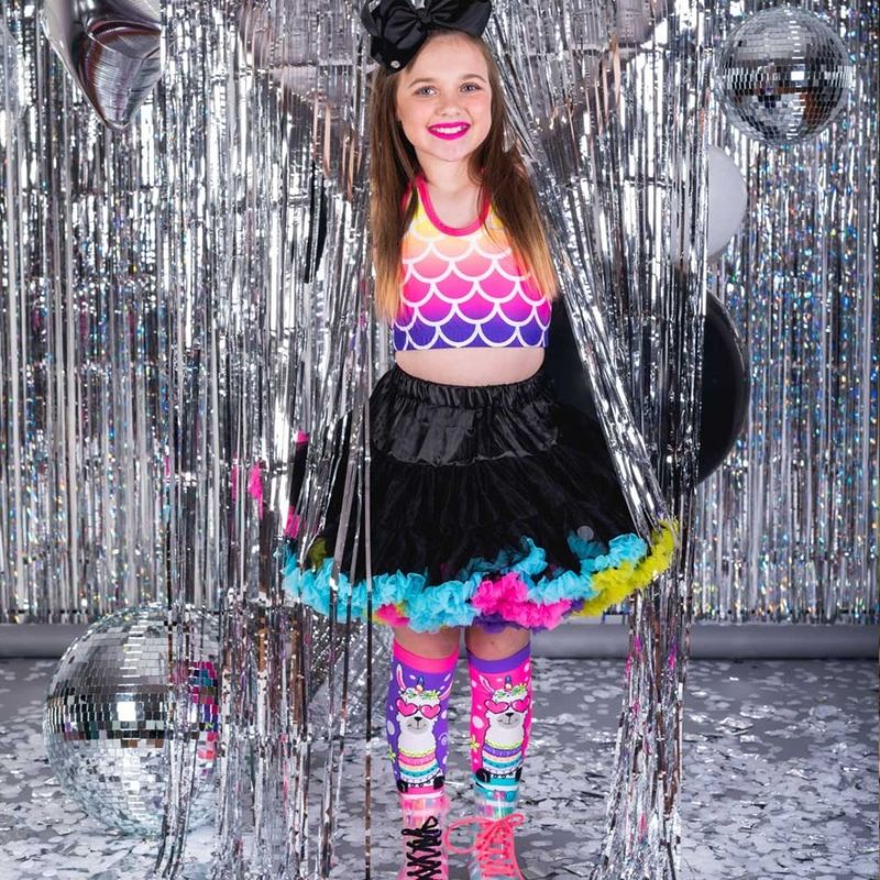 Fashion, accesorii si bijuterii - Copii - Lenjerie si pijamale copii - Sosete si dresuri copii - Sosete lungi colorate Madmia pentru fete fantasy Llama 6-99 ani - Infinity.ro