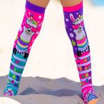 Fashion, accesorii si bijuterii - Copii - Lenjerie si pijamale copii - Sosete si dresuri copii - Sosete lungi colorate Madmia pentru fete fantasy Llama 6-99 ani - Infinity.ro