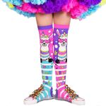 Fashion, accesorii si bijuterii - Copii - Lenjerie si pijamale copii - Sosete si dresuri copii - Sosete lungi colorate Madmia pentru fete fantasy Llama 6-99 ani - Infinity.ro