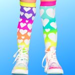 Fashion, accesorii si bijuterii - Copii - Lenjerie si pijamale copii - Sosete si dresuri copii - Sosete lungi colorate Madmia pentru fete fantasy Rainbow 6-99 ani - Infinity.ro