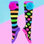 Fashion, accesorii si bijuterii - Copii - Lenjerie si pijamale copii - Sosete si dresuri copii - Sosete lungi colorate Madmia pentru fete fantasy Liquorice 6-99 ani - Infinity.ro