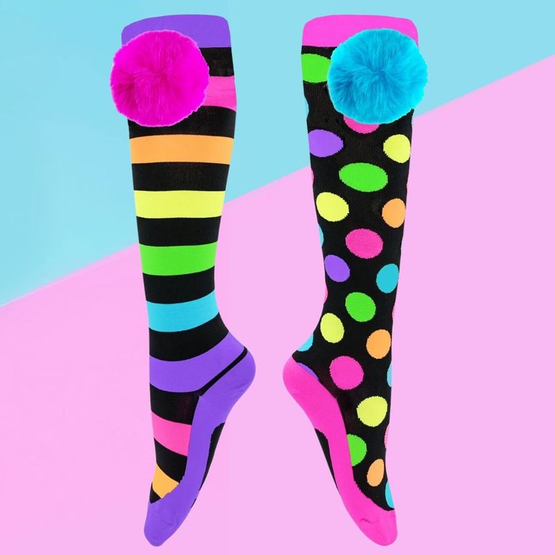 Fashion, accesorii si bijuterii - Copii - Lenjerie si pijamale copii - Sosete si dresuri copii - Sosete lungi colorate Madmia pentru fete fantasy Liquorice 6-99 ani - Infinity.ro